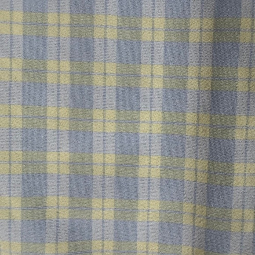 Mizzen Main Leeward Shirt Men XXL Blue Yellow Plaid Performance Stretch Golfcore - Picture 3 of 10